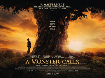 A Monster Calls movie quad poster