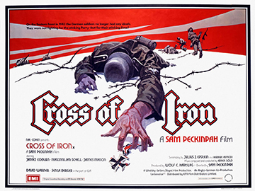 Cross Of Iron cinema quad poster