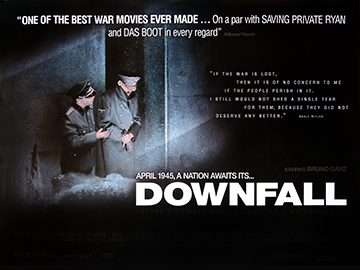 Downfall movie quad poster
