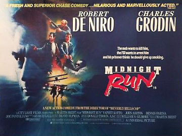 Midnight Run - original movie quad poster