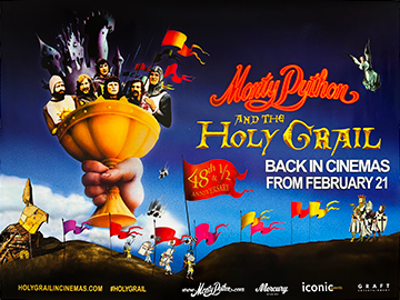 Monty Python's The Holy Grail - original movie quad poster