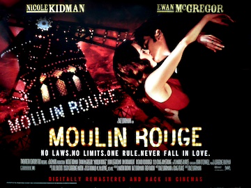 Moulin Rouge - original movie quad poster