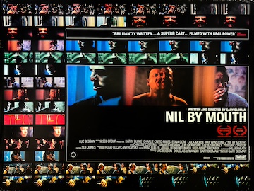 Nil By Mouth - original movie quad poster