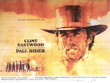 Pale Rider - original movie quad poster