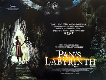 Pan's Labyrinth - original advance movie quad poster