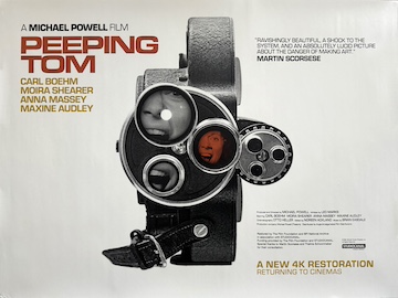 Peeping Tom, movie quad poster