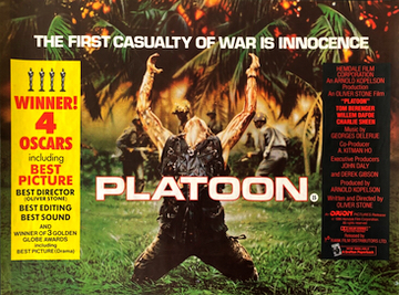 Platoon - original movie quad poster