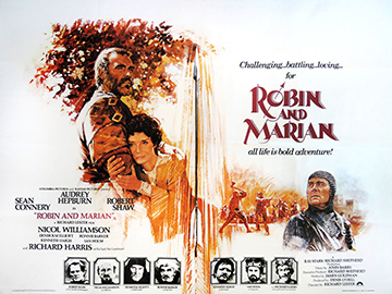 Robin and Marion - original movie quad poster