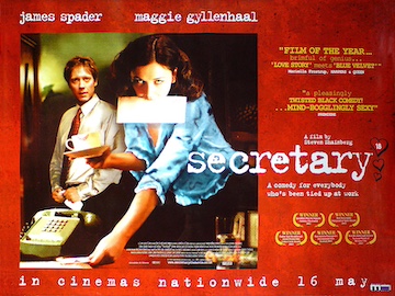 Secretary movie quad poster