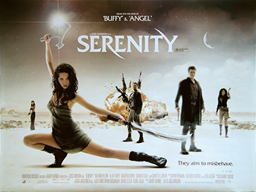 Serenity - original movie quad poster