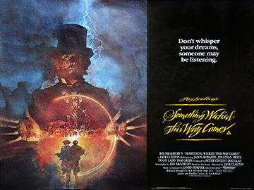 Something Wicked This Way Comes - original movie quad poster