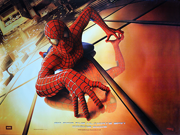 Spiderman movie quad poster