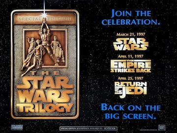 Star Wars trilogy special edition - original movie quad poster
