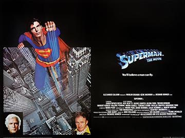 Superman - original movie quad poster