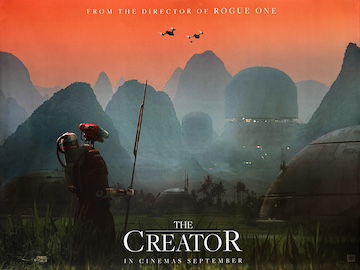 The Creator movie quad poster