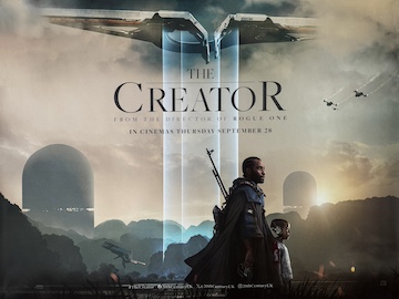 The Creator movie quad poster
