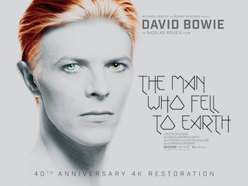 The Man Who Fell To Earth - original 40th anniversary movie quad poster