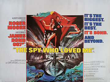 The Spy Who Loved Me - original movie quad poster