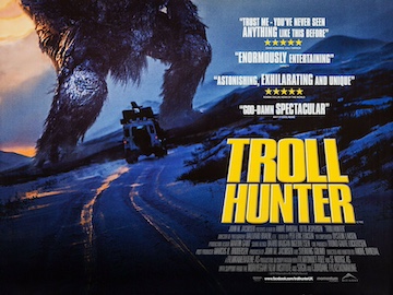 Troll Hunter - original movie quad poster