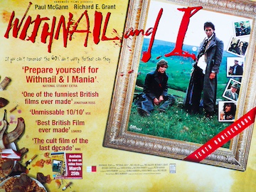 Withnail and I film quad poster