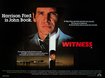 Witness movie quad poster
