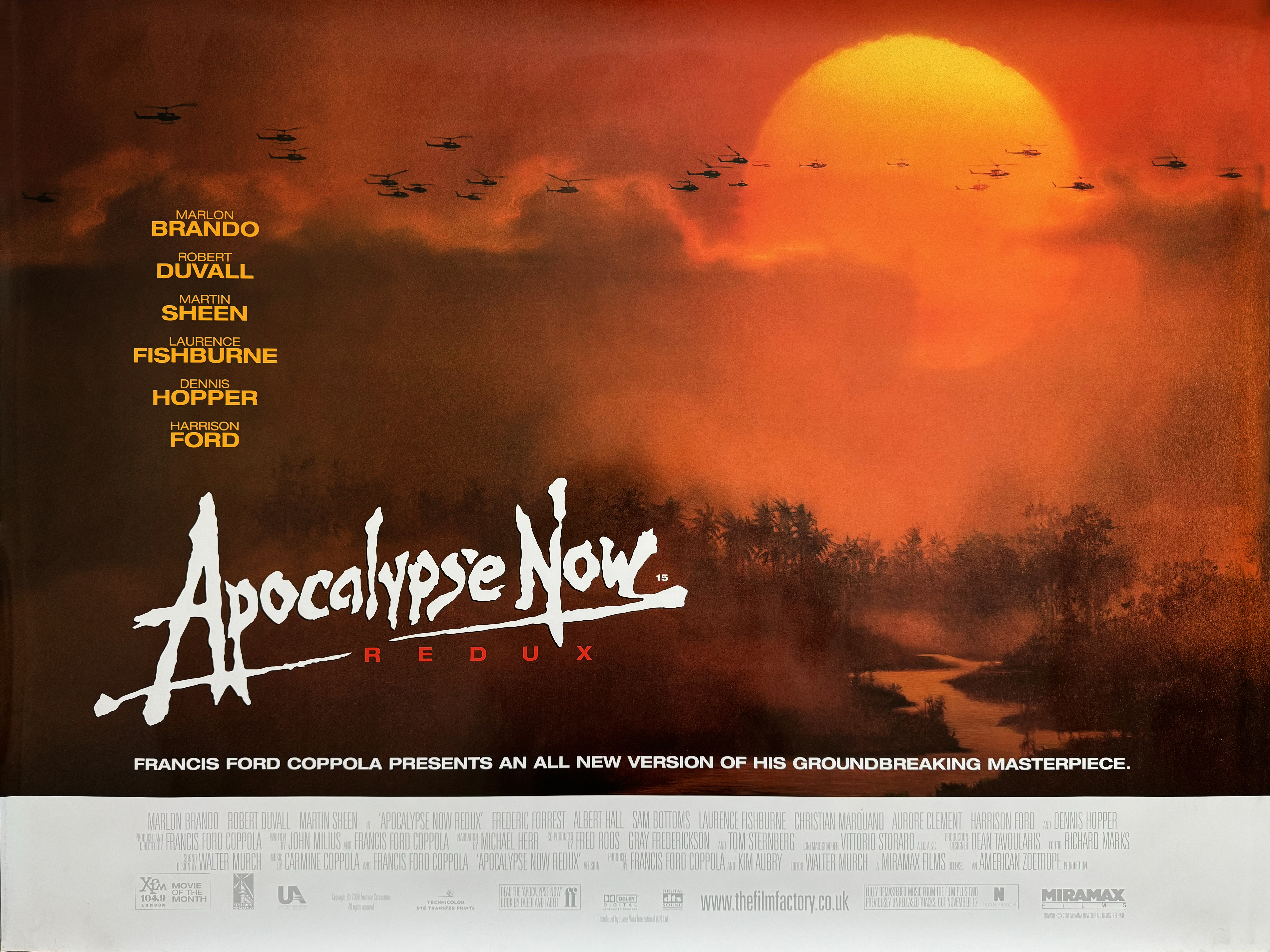 Apocalypse Now - Redux quad poster