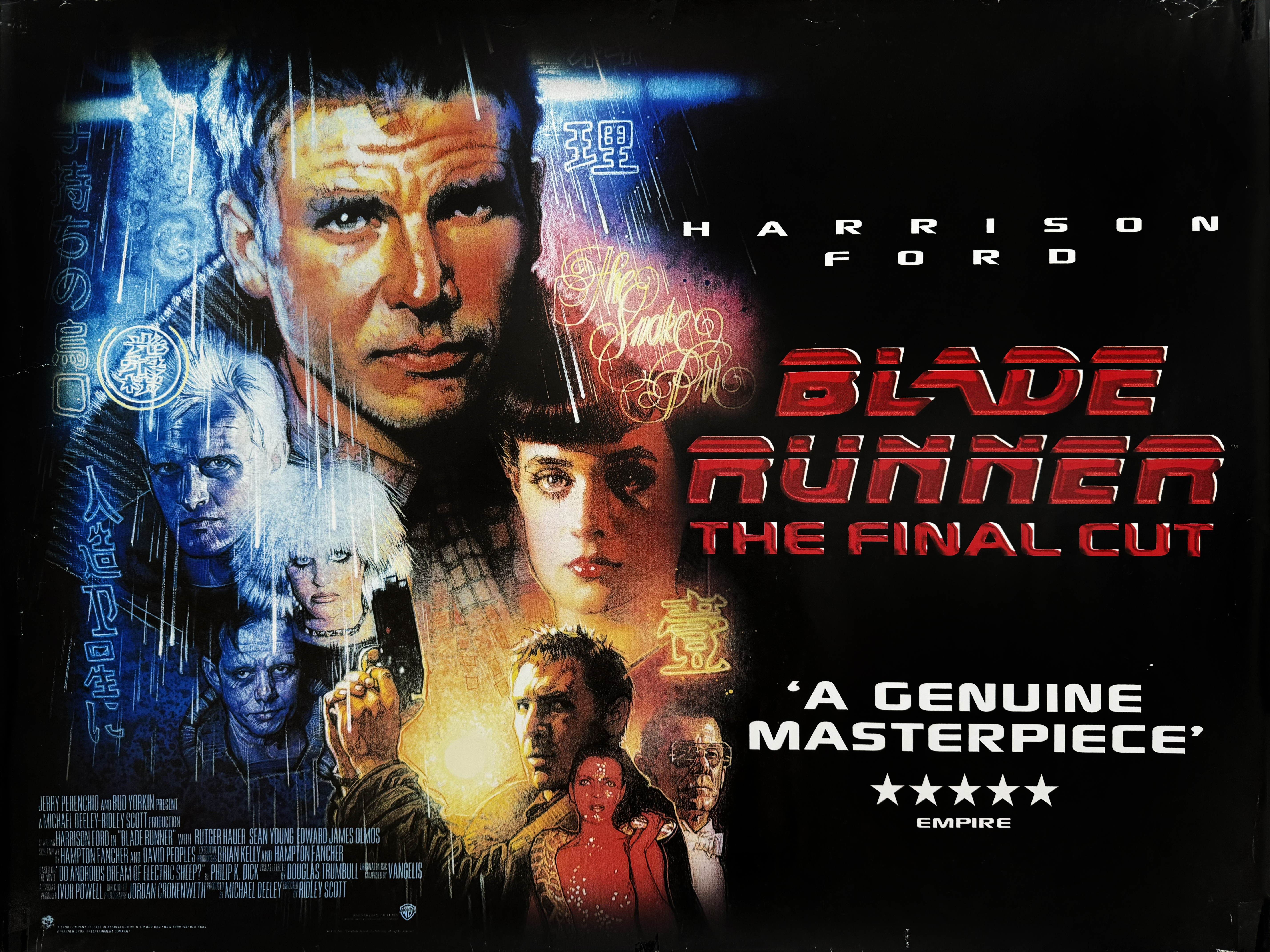 Blade Runner - The Final Cut 2015 re-release movie quad poster