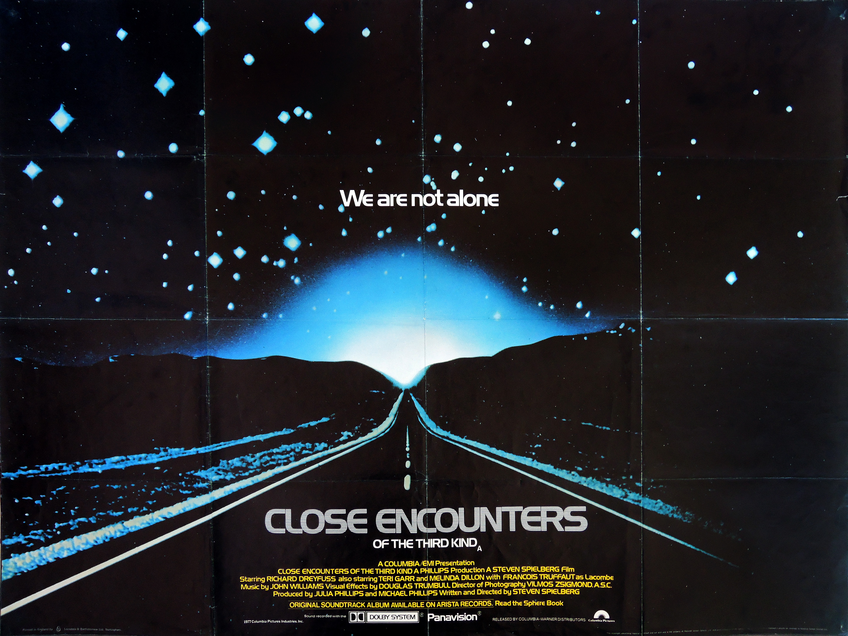 Close Encounters Of The Third Kind movie quad poster