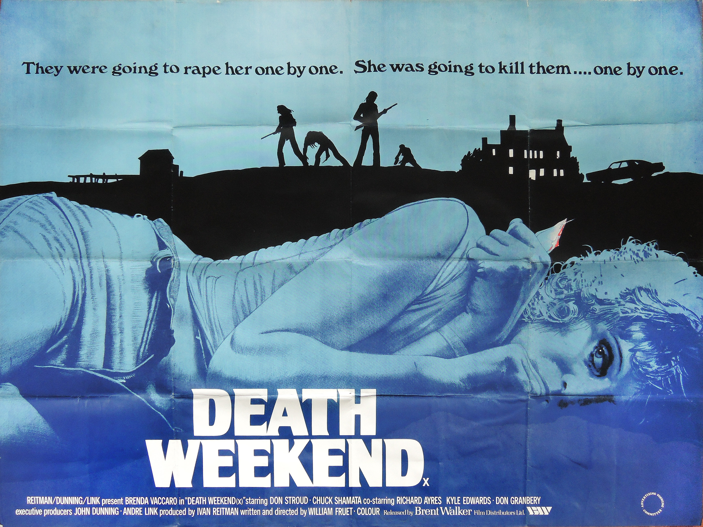 Death Weekend movie quad poster