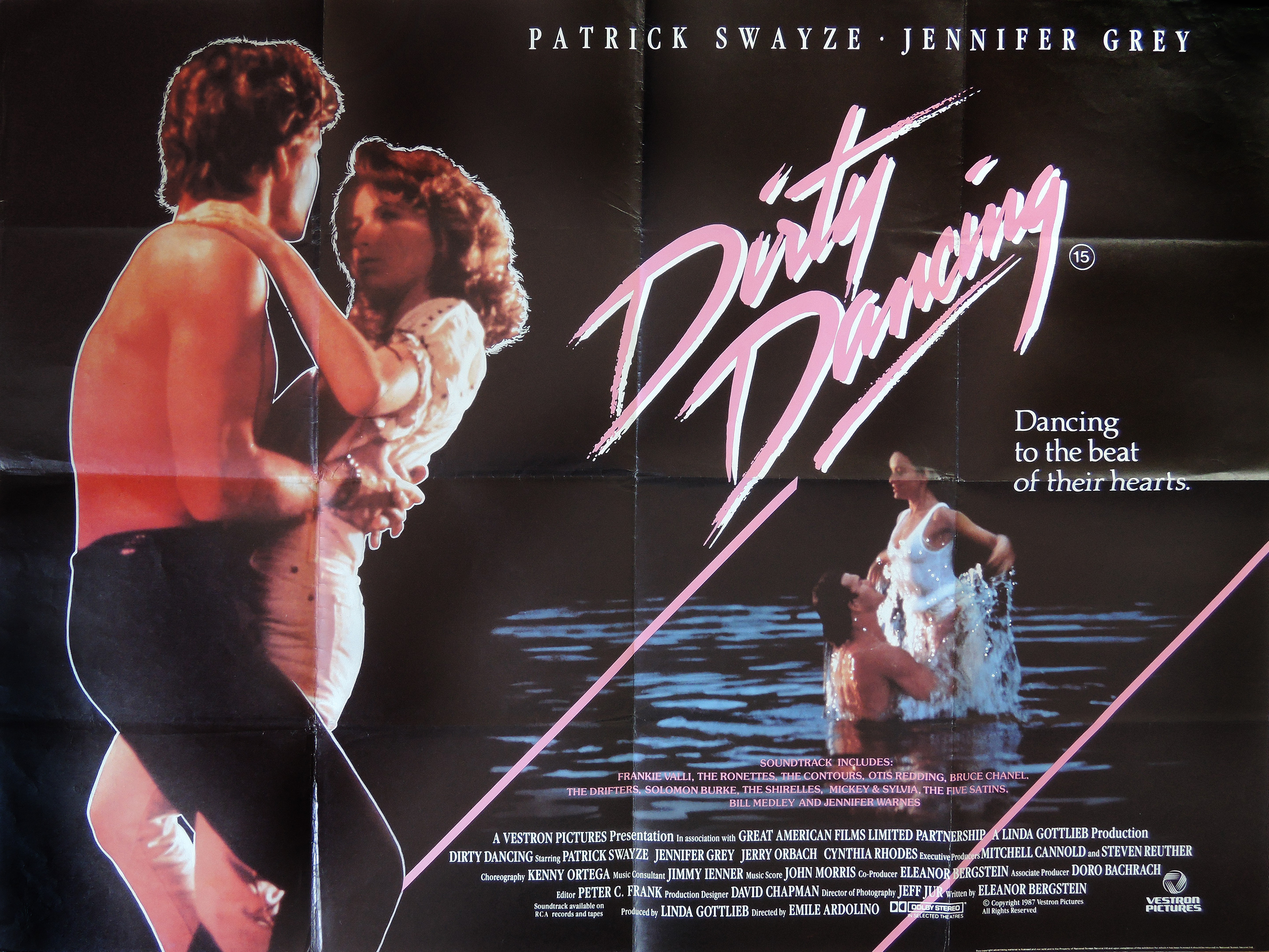 Dirty Dancing movie quad poster