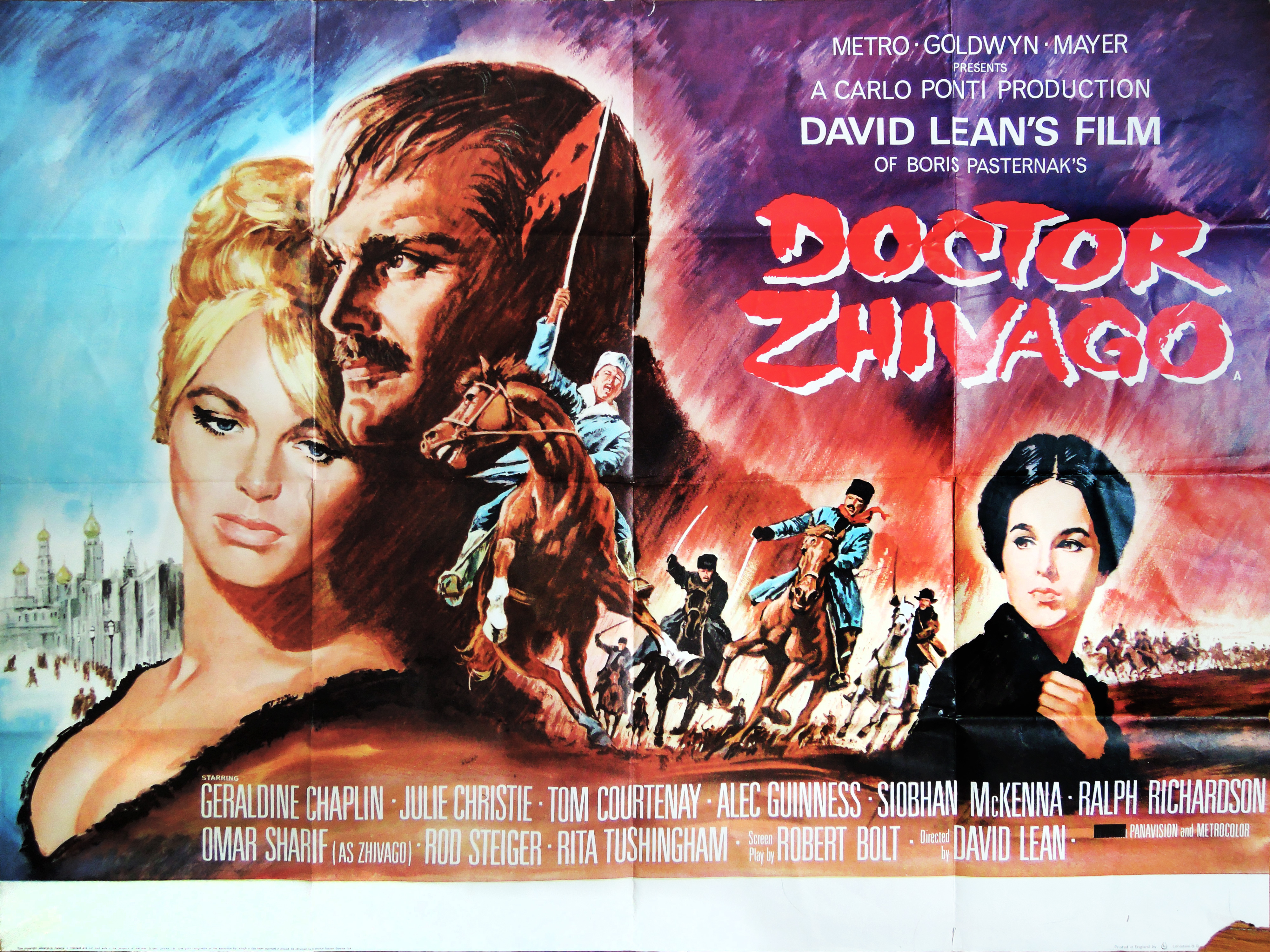 Doctor Zhivago quad poster