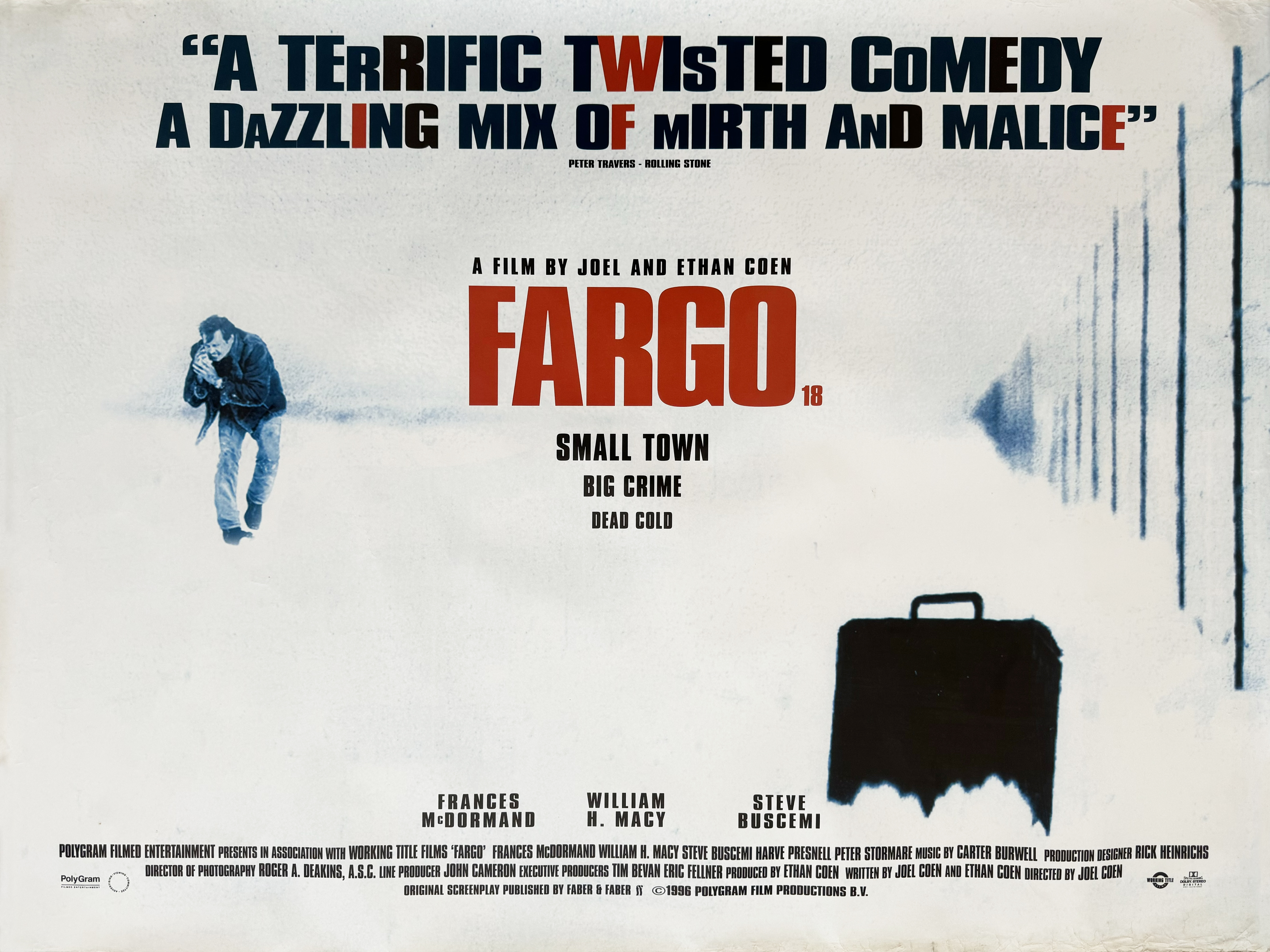 Fargo movie quad poster