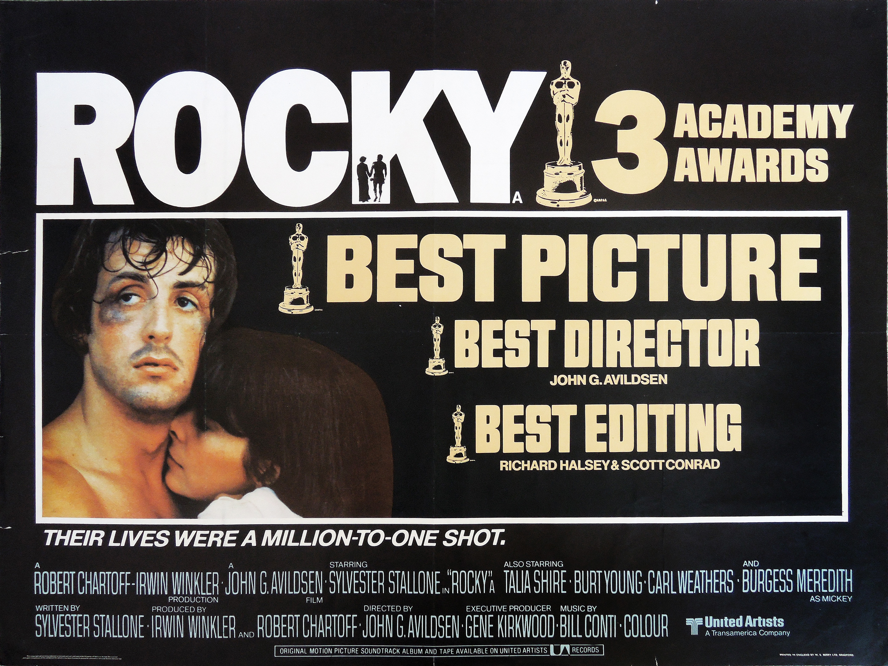 Rocky movie quad poster