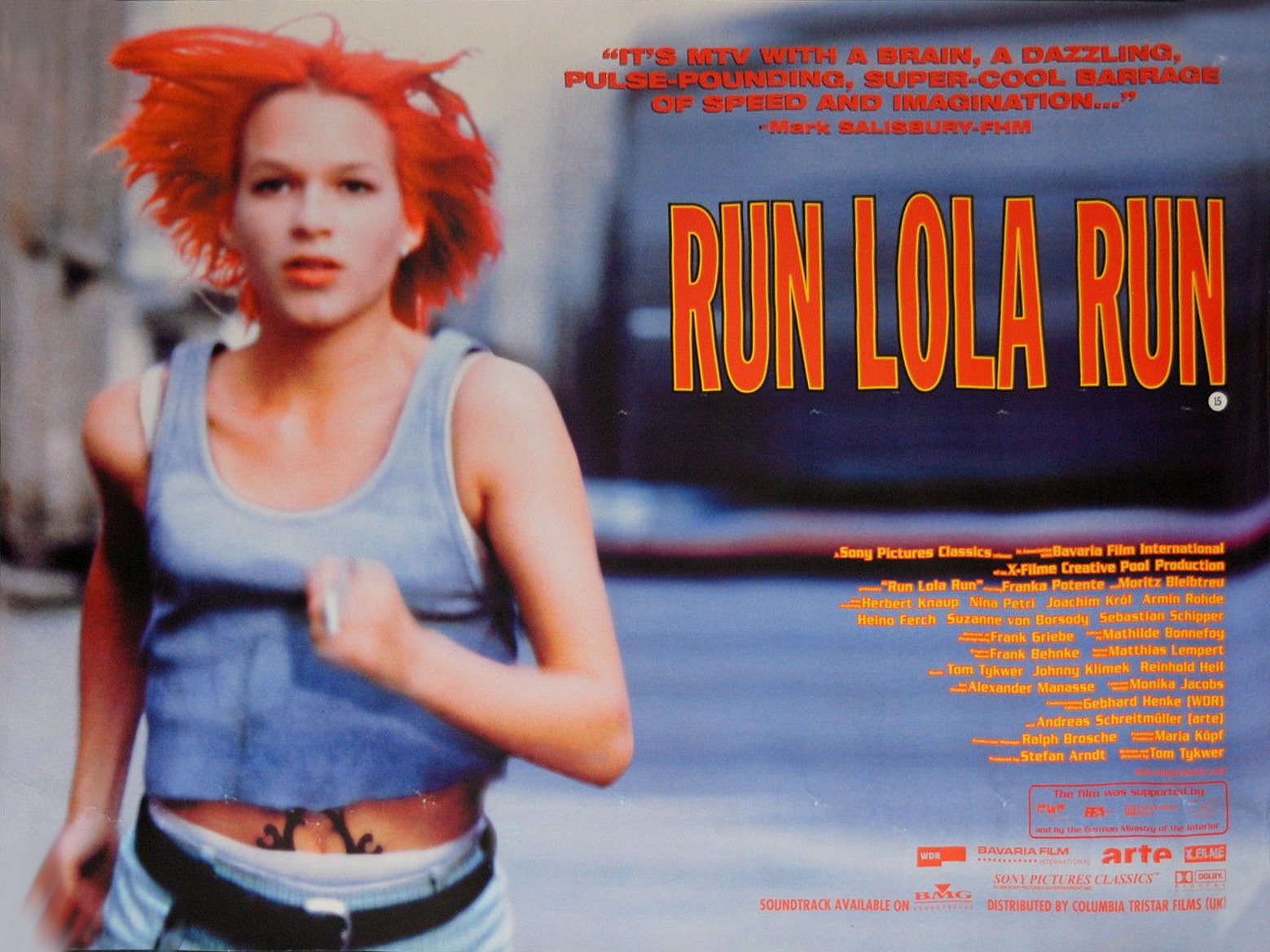 Run Lola Run quad poster