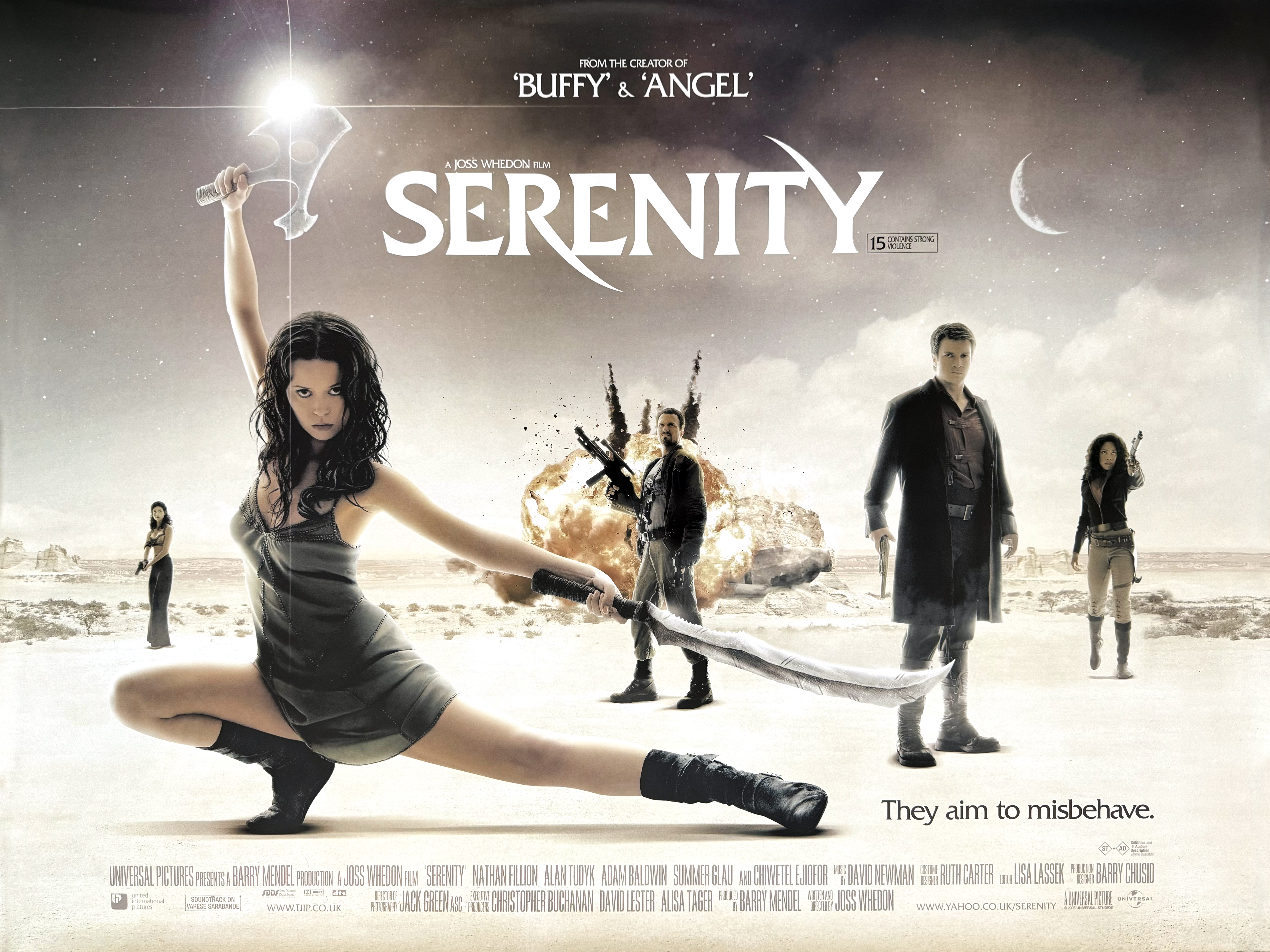 Serenity movie quad poster