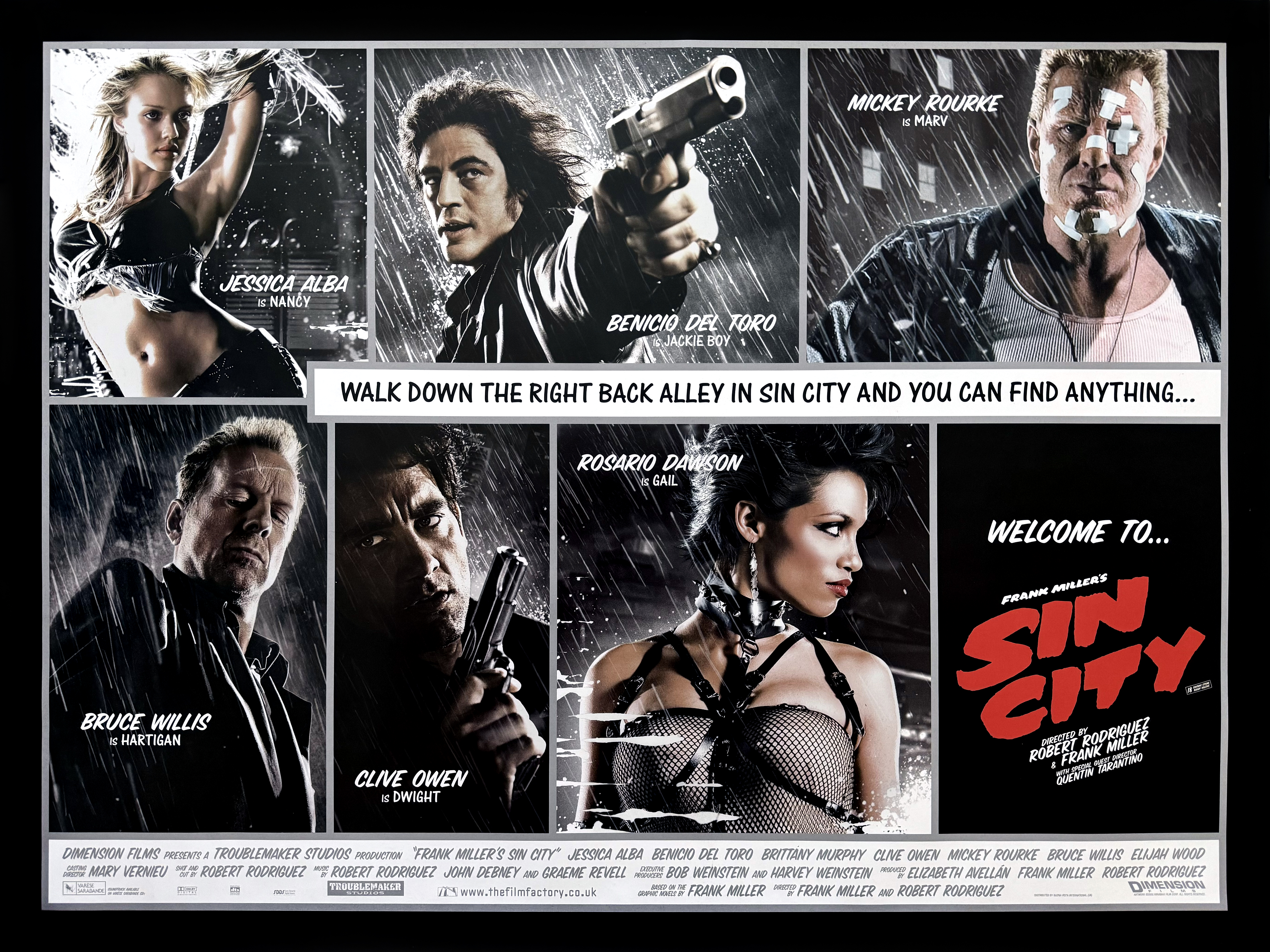 Sin City movie quad poster