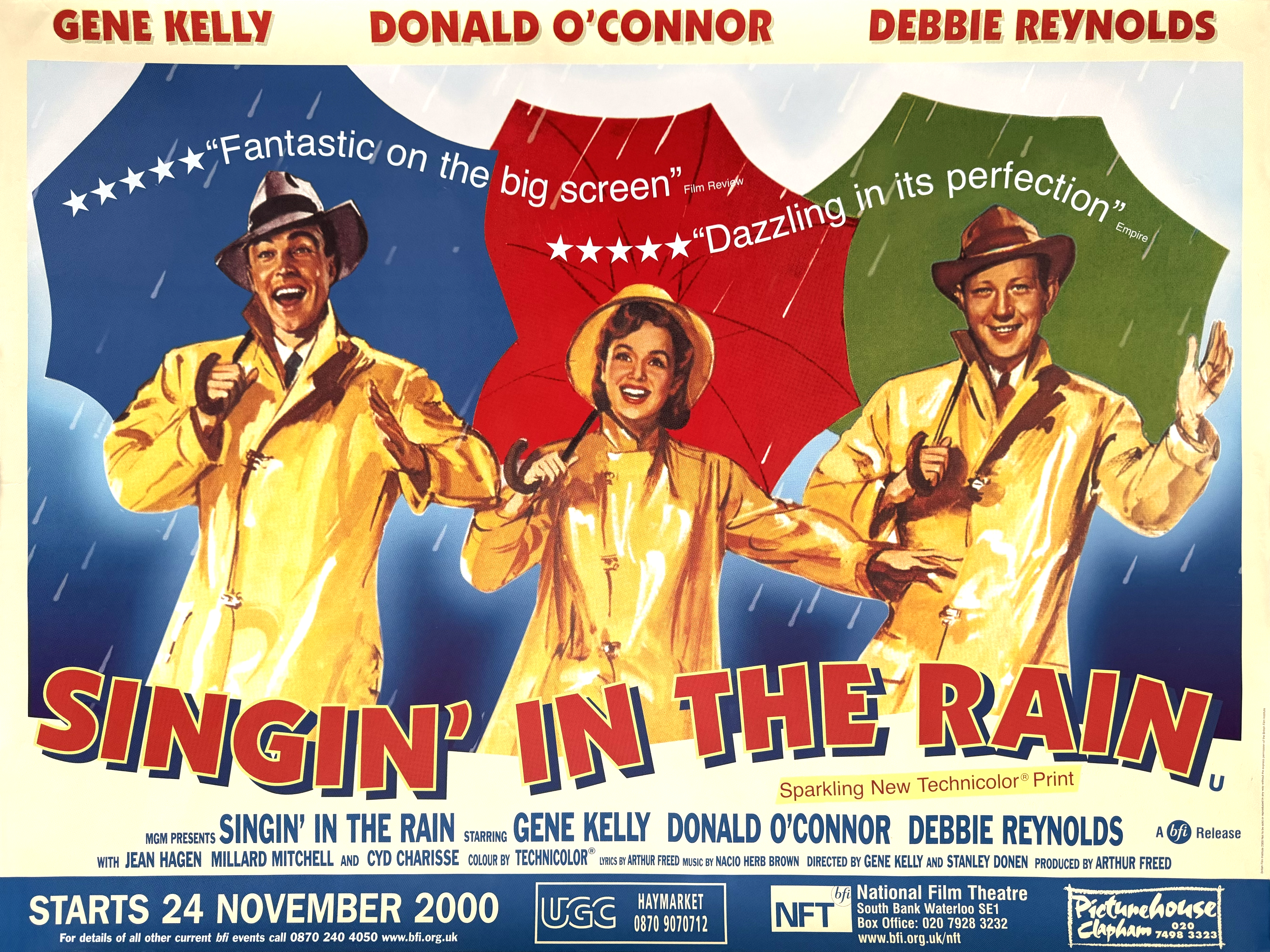 Singin' In The Rain quad poster