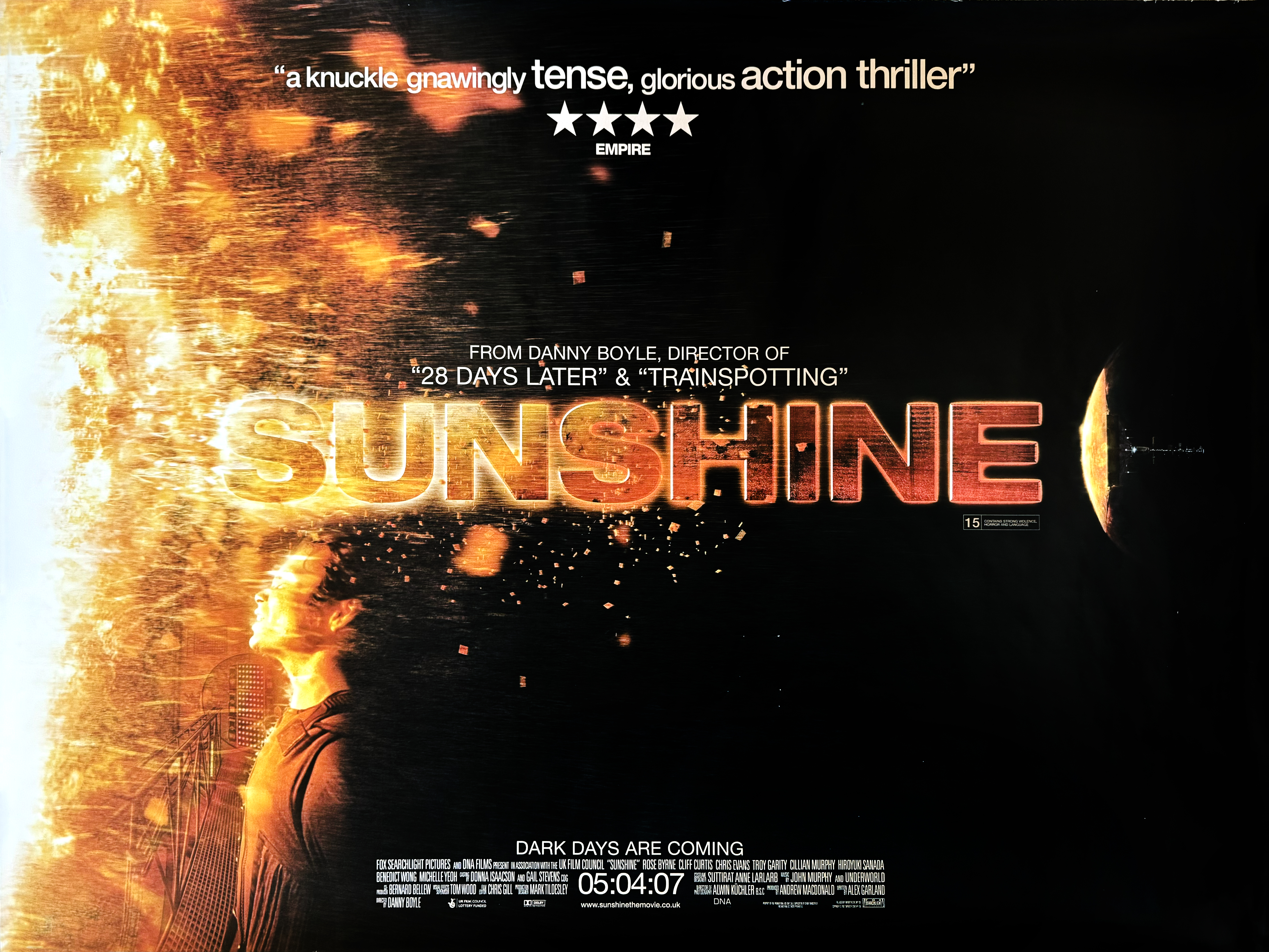 Sunshine movie quad poster