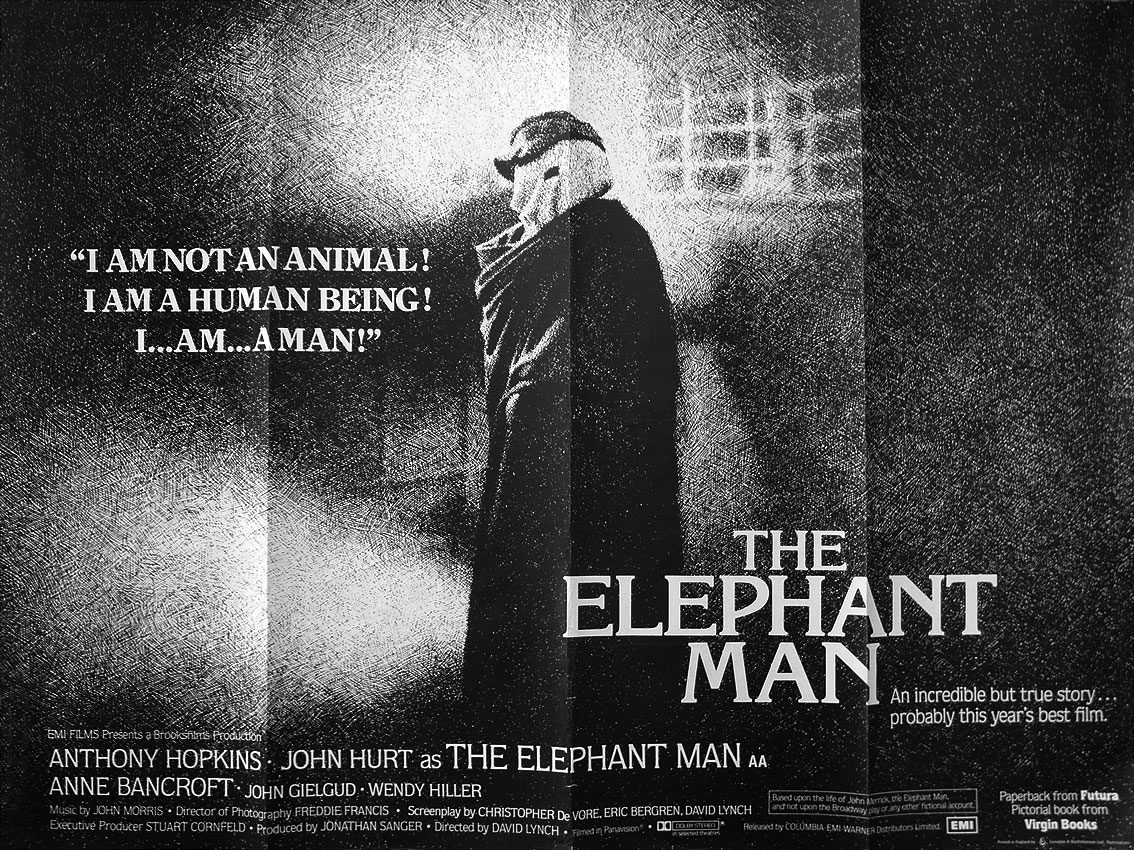 The Elephant Man quad poster