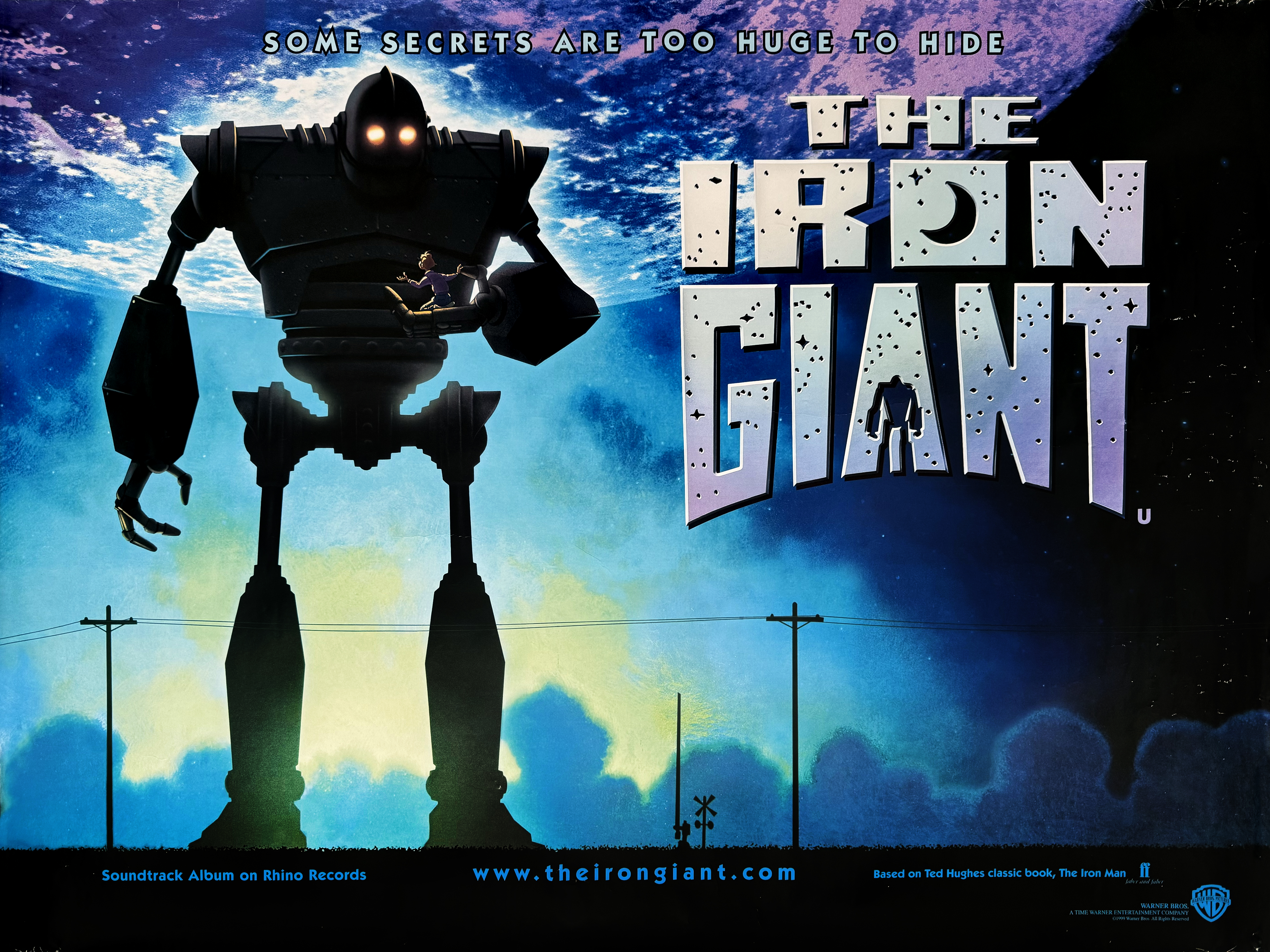The Iron Giant movie quad poster