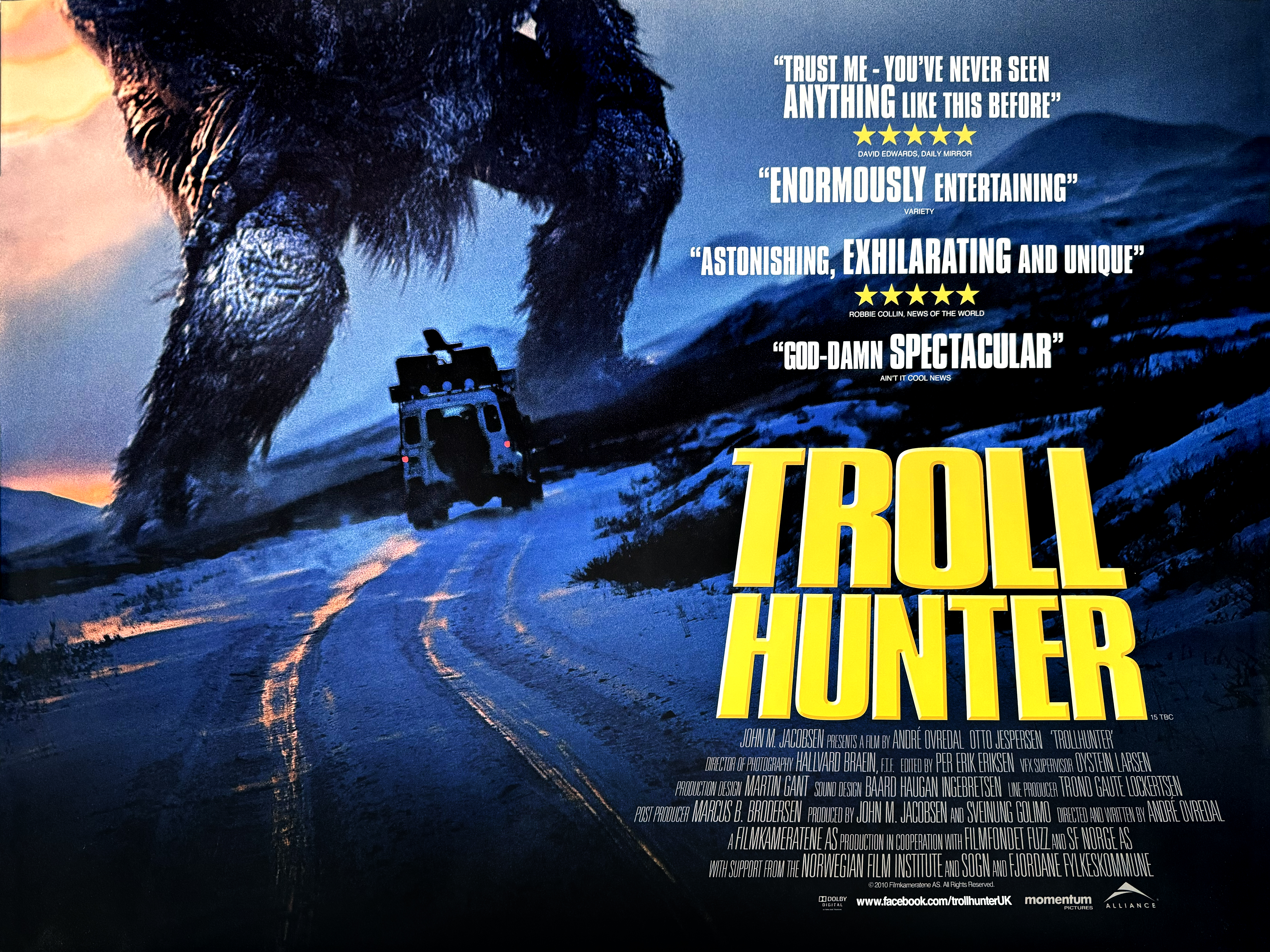 Troll Hunter movie quad poster